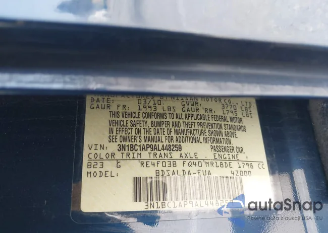 3N1BC1AP9AL448259: 42486014