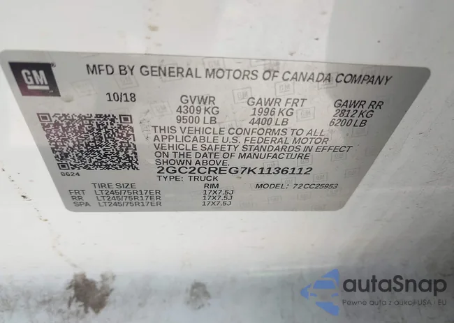 2GC2CREG7K1136112: 42486087