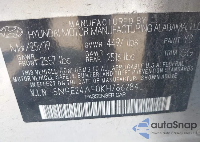 5NPE24AF0KH786284: 42486103