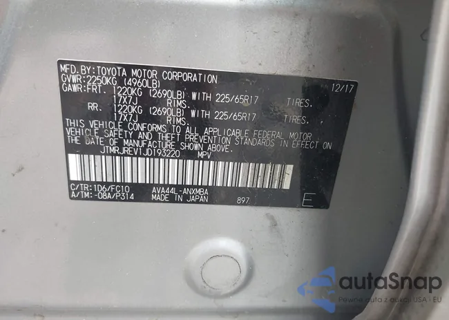 JTMRJREV1JD193220: 42486163