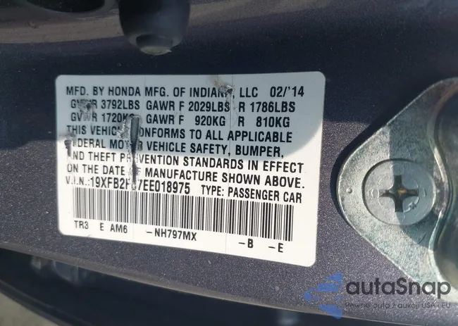 19XFB2F87EE018975: 42486202