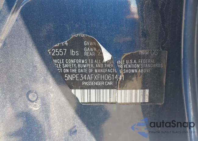 5NPE34AFXFH061441: 42485522