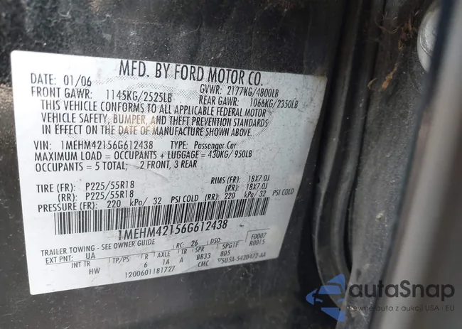 1MEHM42156G612438: 42485565