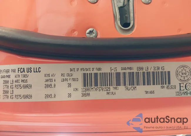 1C6RR7MTXFS701529: 42486724