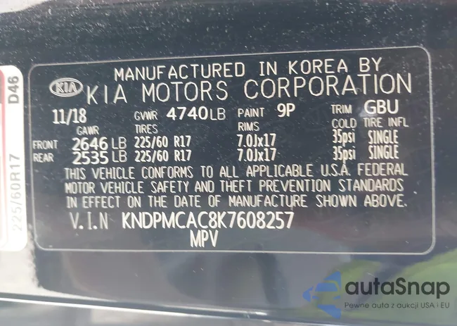 KNDPMCAC8K7608257: 42486769