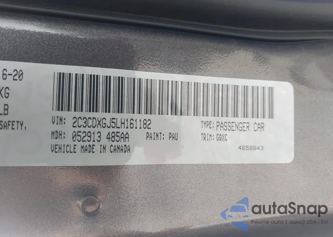 2C3CDXGJ5LH161182: 42486810