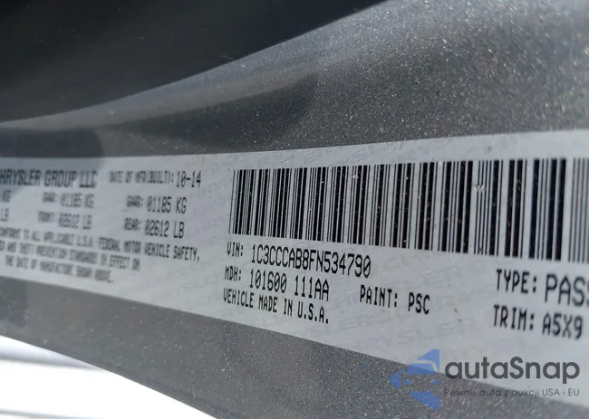 1C3CCCAB8FN534790: 42486896