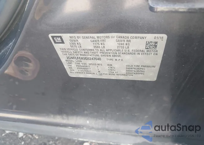 2GNFLFEK9G6247640: 42486930