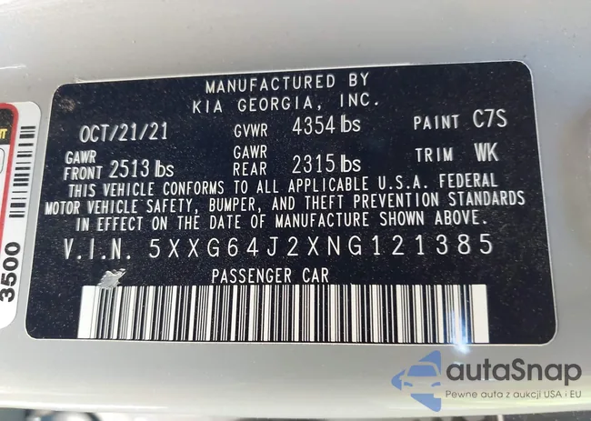 5XXG64J2XNG121385: 42487226