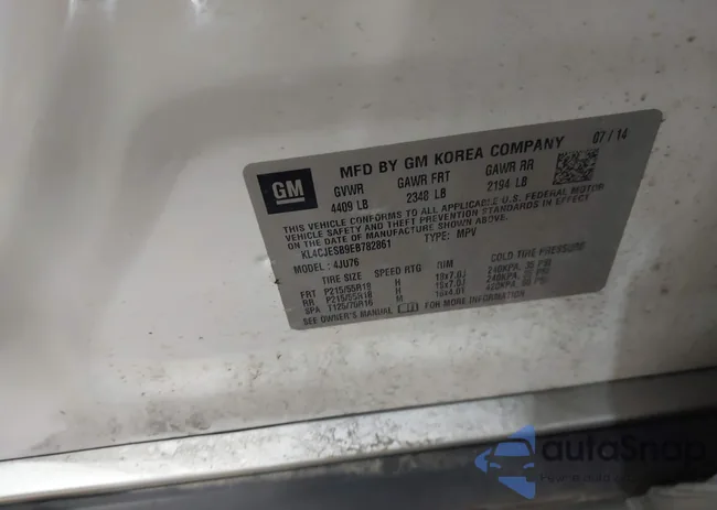 KL4CJESB9EB782861: 42487252