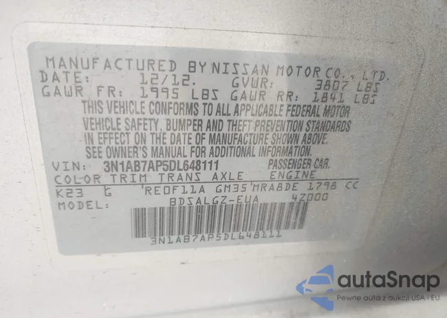 3N1AB7AP5DL648111: 42487864