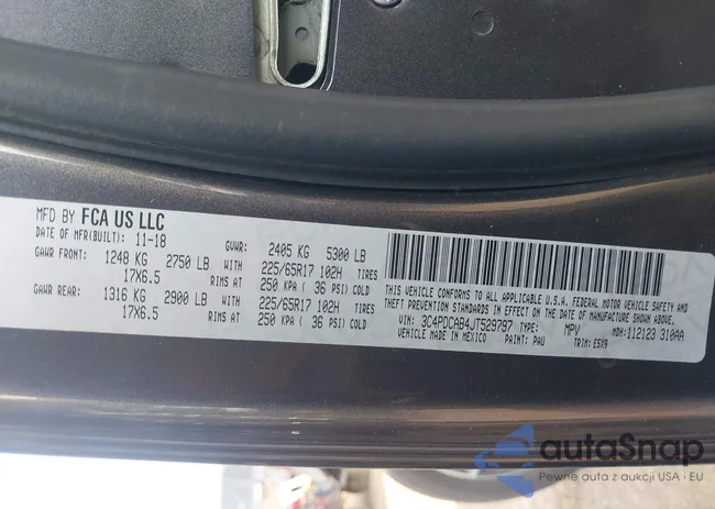 3C4PDCAB4JT529797: 42487881