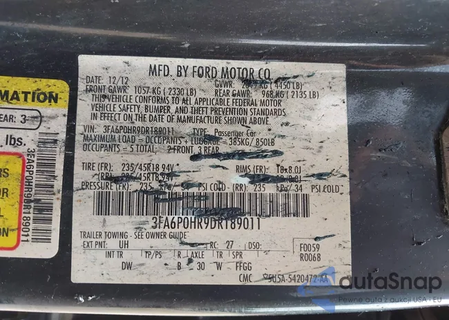 3FA6P0HR9DR189011: 42487946