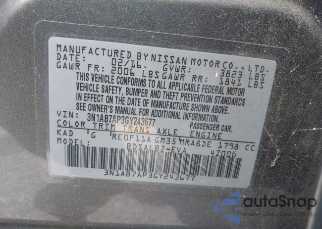 3N1AB7AP3GY243677: 42488163