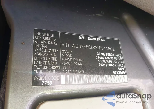 WD4FE8CDXGP311502: 42488207