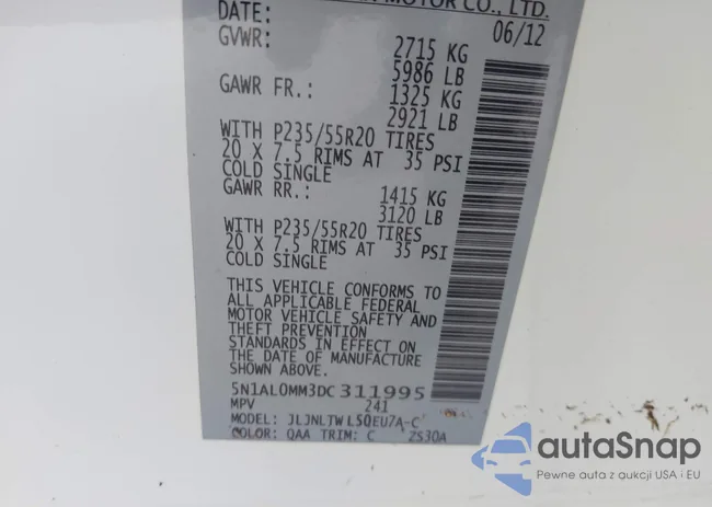 5N1AL0MM3DC311995: 42488305