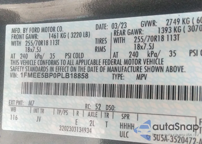 1FMEE5BP0PLB18858: 42487421