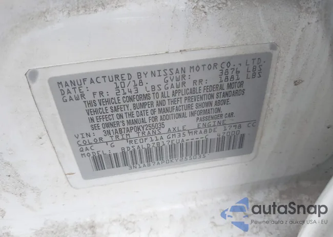 3N1AB7AP0KY255035: 42487470