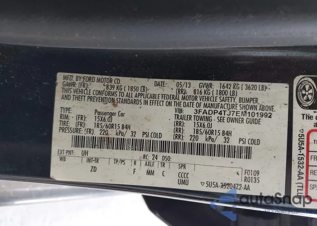 3FADP4TJ7EM101992: 42487696