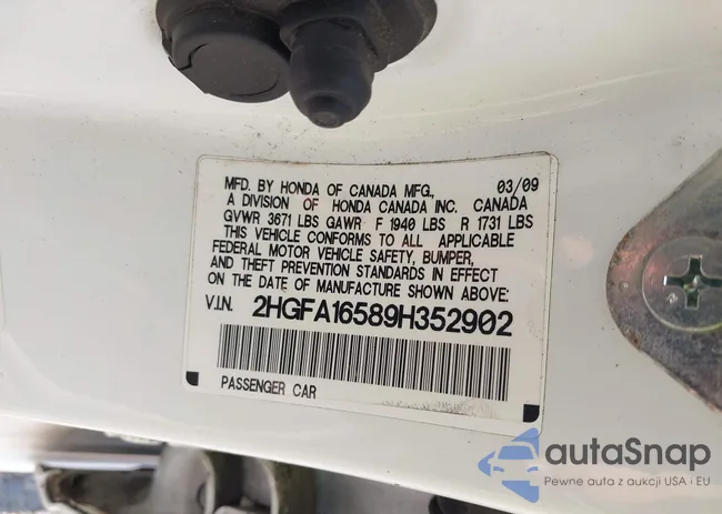 2HGFA16589H352902: 42488823