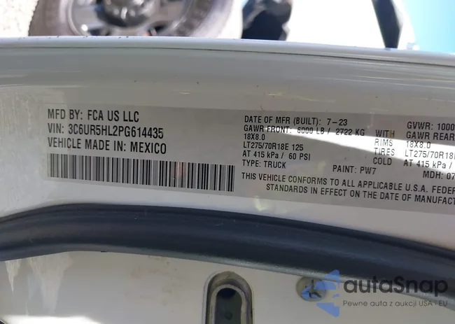 3C6UR5HL2PG614435: 42488902