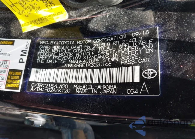 JTNK4RBE1K3020166: 42489015