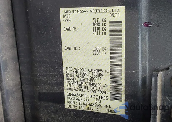 1N4AA5AP1CC802009: 42489085