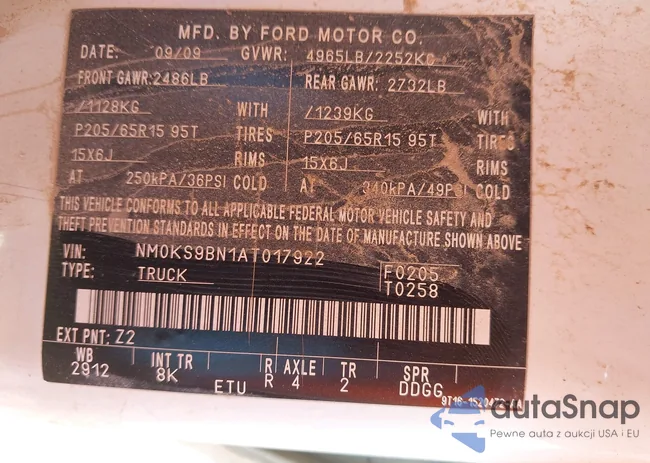 NM0KS9BN1AT017922: 42489116