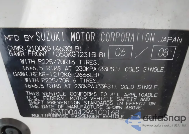 JS3TD044294100168: 42489252