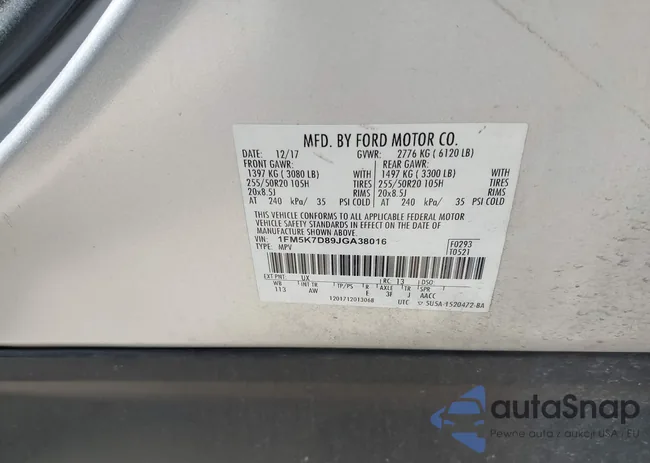 1FM5K7D89JGA38016: 42488339