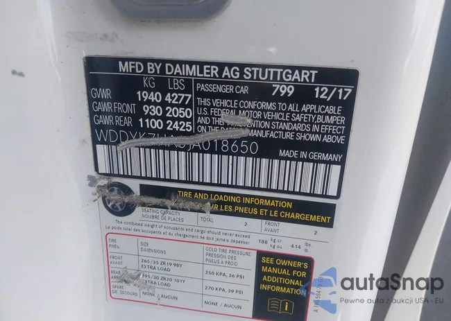 WDDYK7HA0JA018650: 42488390