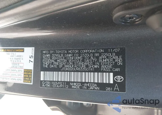 JTDKB20U983350741: 42488401