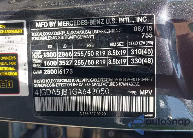 4JGDA5JB1GA643050: 42488560