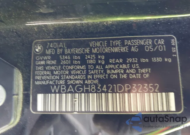 WBAGH83421DP32352: 42488587