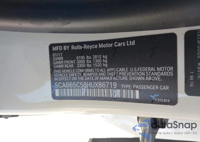 SCA665C58HUX86719: 42489717