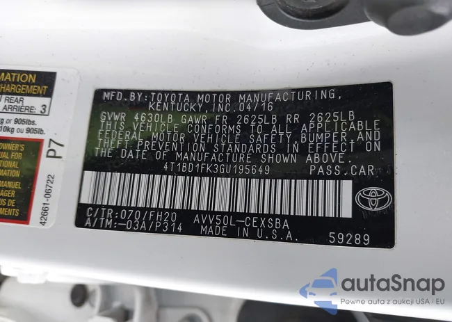 4T1BD1FK3GU195649: 42489860