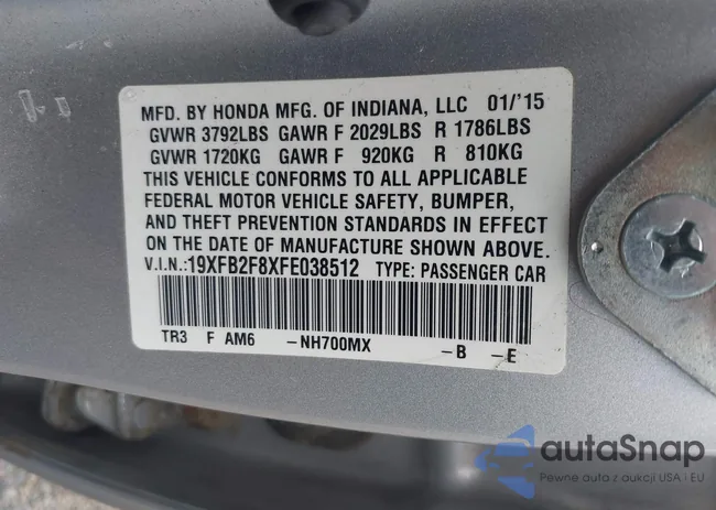 19XFB2F8XFE038512: 42490275