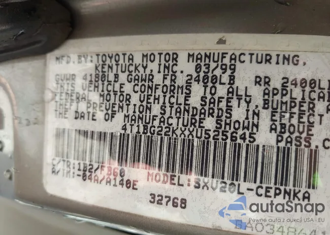 4T1BG22KXXU525645: 42490738