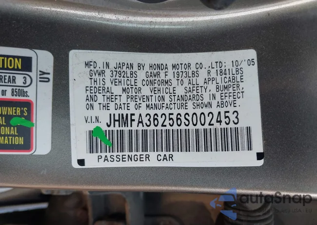 JHMFA36256S002453: 42490756