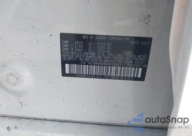 4S3BWAN65M3018587: 42490846