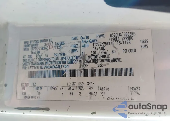 1FTNE1EW8ADA91751: 42490967