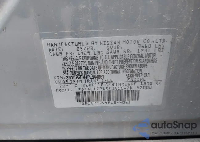 3N1CP5DV4PL544061: 42490982