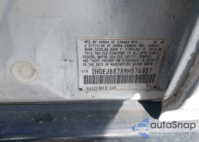 2HGEJ6678WH574927: 42491193