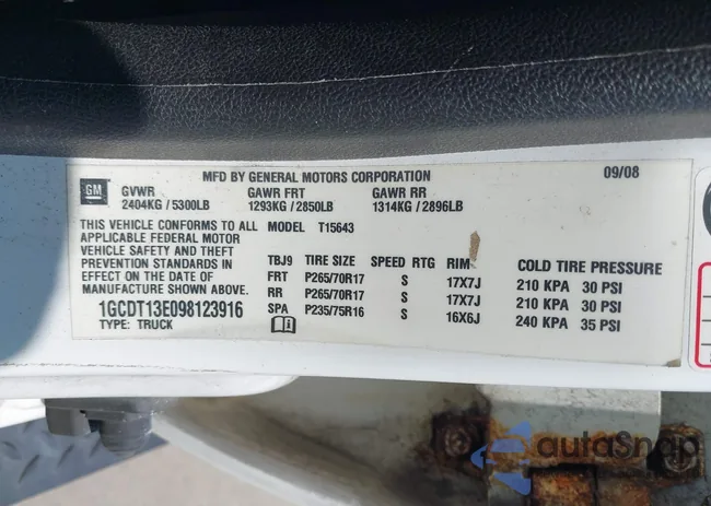 1GCDT13E098123916: 42491224