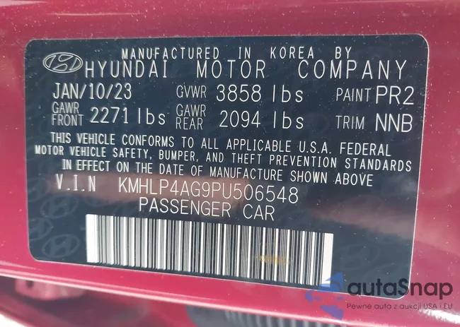 KMHLP4AG9PU506548: 42491264