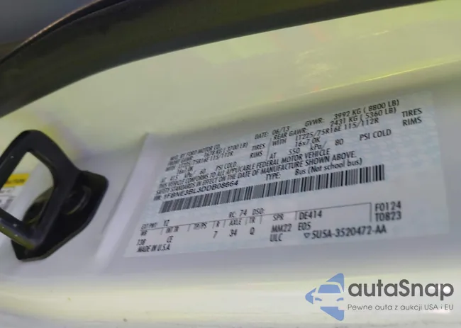 1FBNE3BL3DDB08664: 42490358