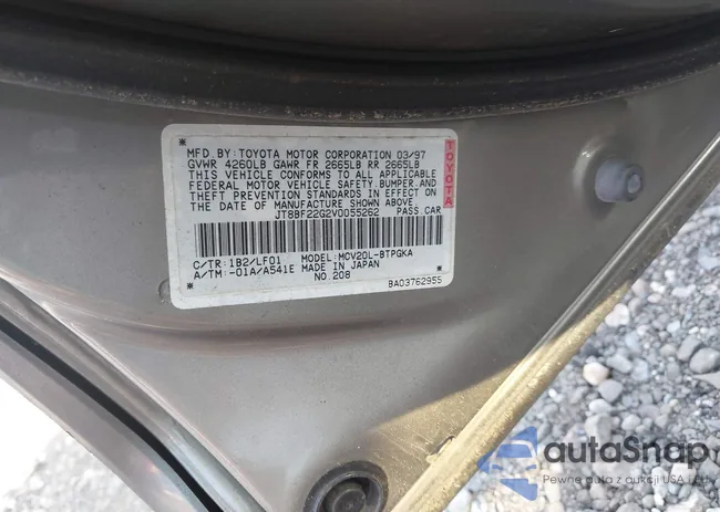 JT8BF22G2V0055262: 42490366