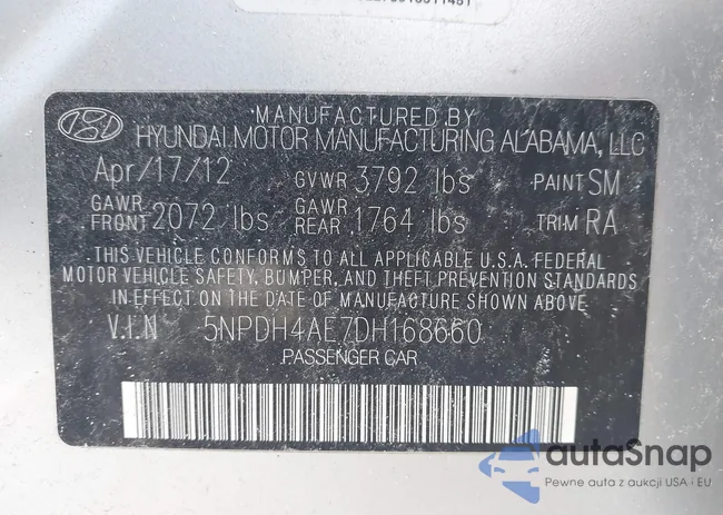 5NPDH4AE7DH168660: 42490403