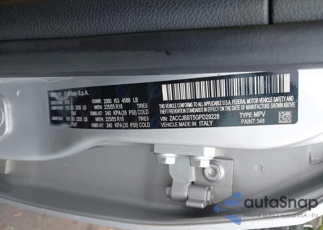 ZACCJBBT5GPD29228: 42491783