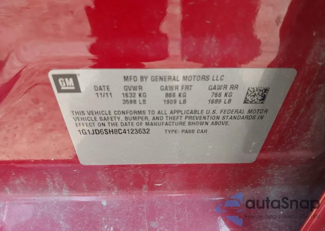 1G1JD6SH8C4123632: 42492042